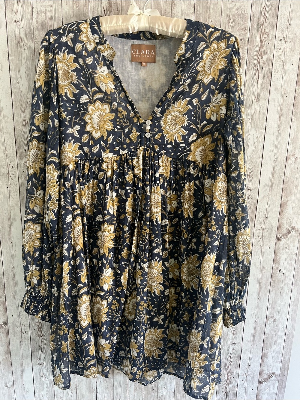 Victoria Dunn CLARA The Label Floral Cotton Boho Dress XS